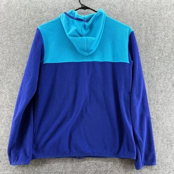 The North Face Jacket Teen Boy L 14/16 Full Zip Hooded Sweatshirt Blue Warm - Picture 2 of 10